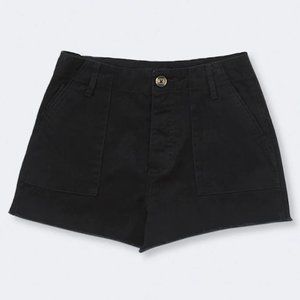F21 Black Cotton Shorts